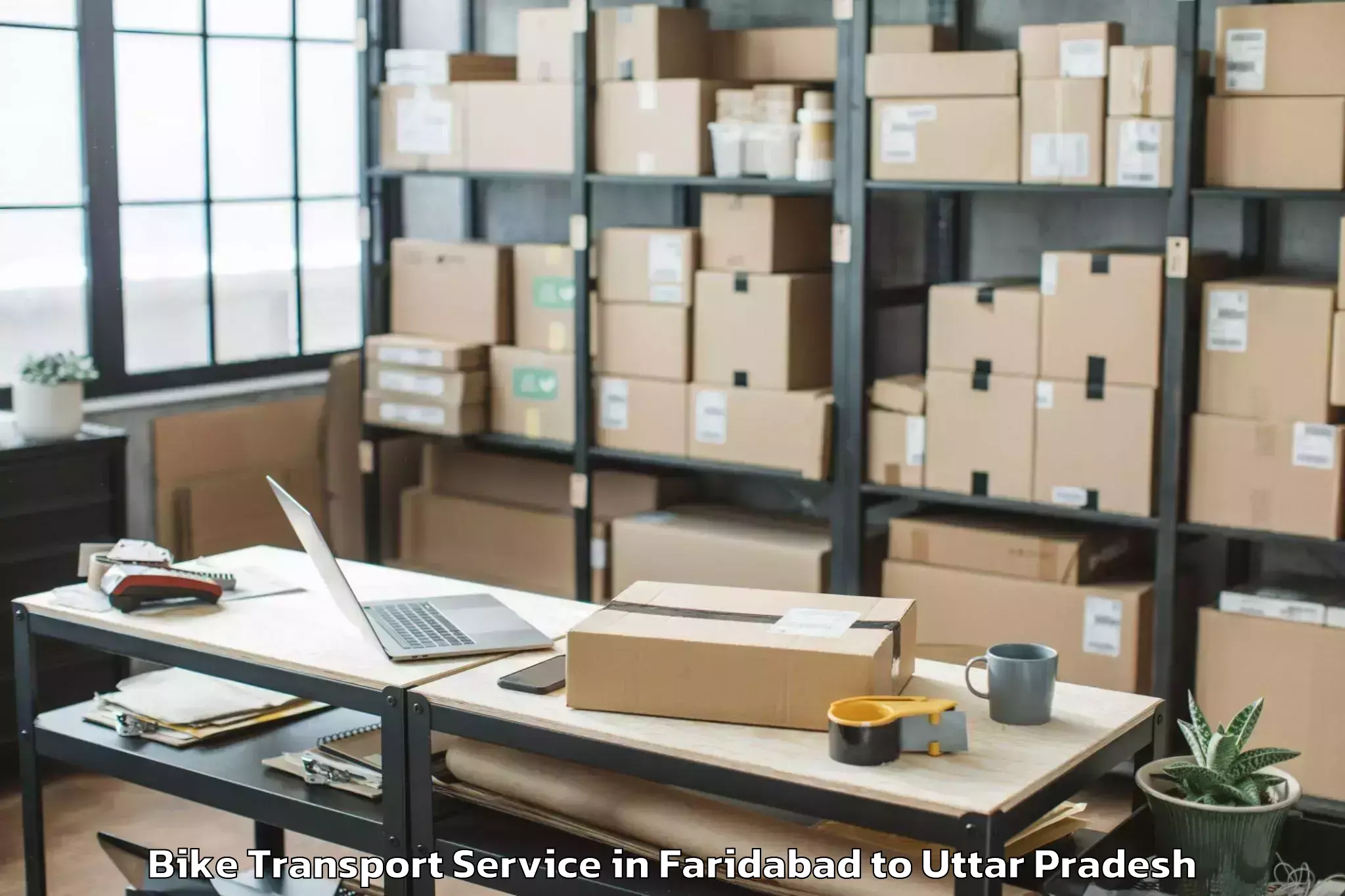 Faridabad to Sardar Vallabhbhai Patel Unive Bike Transport Booking